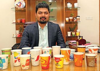 কাগজের কাপ; বছরে বিক্রি ১১কোটি টাকা!