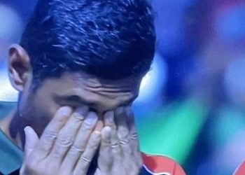 জাতীয় সঙ্গীতের সময় কান্নায় অশ্রুসিক্ত বাংলাদেশ ক্রিকেট টিম