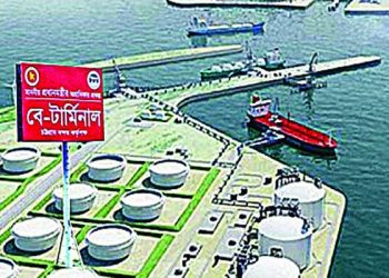 নির্মাণকাজ চলছে বাংলাদেশ চট্টগ্রাম বন্দরের ‘বে টার্মিনাল’