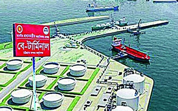 নির্মাণকাজ চলছে বাংলাদেশ চট্টগ্রাম বন্দরের ‘বে টার্মিনাল’