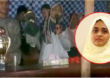 দর্শকদের ওপর খেপে ফুটবল খেলার ট্রফি ভাঙলেন ইউএনও!