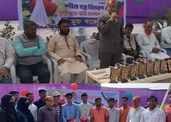 বিজয় দিবসে মুক্ত কাফেলা’র শীতবস্ত্র বিতরণ ও কৃতি শিক্ষার্থীদের সংবর্ধনা