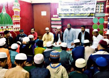 মোছলেম উদ্দিন আহমেদ এমপি’র রোগ মুক্তি কামনায় দোয়া ও মিলাদ মাহফিল