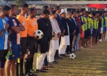 আলহাজ্ব আহমদ শফি স্মৃতি ফুটবল টুর্নামেন্ট এর উদ্বোধন