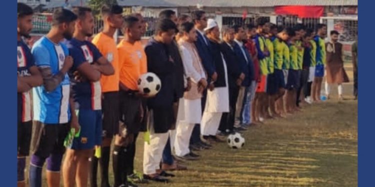 আলহাজ্ব আহমদ শফি স্মৃতি ফুটবল টুর্নামেন্ট এর উদ্বোধন