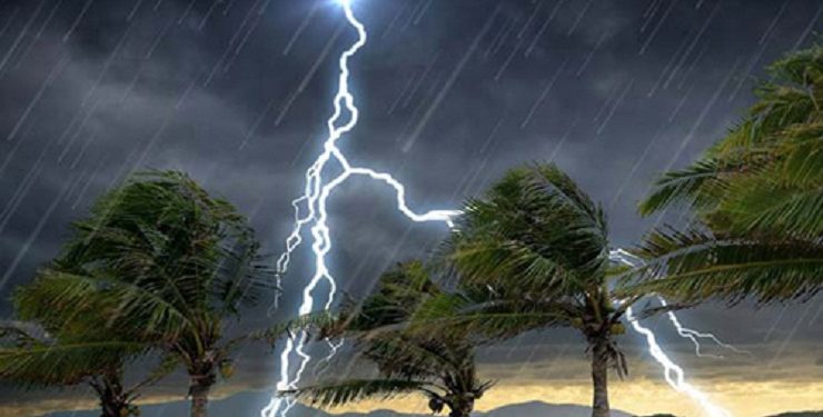 বজ্রসহবৃষ্টি হতে পারে সর্বোচ্চ ৮০ কি. মি. বেগে
