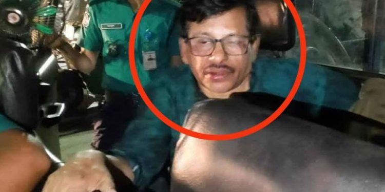 আ. লীগ নেতাকে দড়ি দিয়ে বেঁধে পুলিশে সোপর্দ