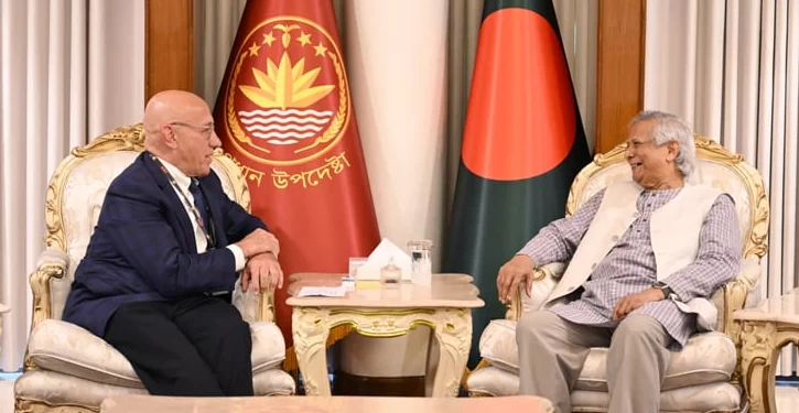 মিয়ানমার বিষয়ক বিশেষ দূতের সাক্ষাৎ প্রধান উপদেষ্টার সঙ্গে