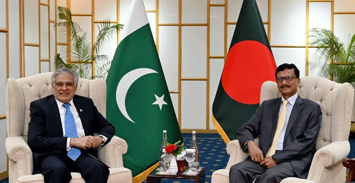 সোনারগাঁও এ তৌহিদ হোসেন-ইসহাক দারের বৈঠক