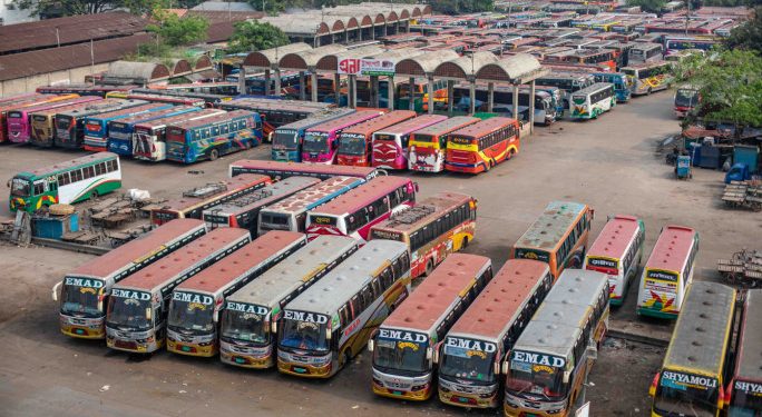 দেশব্যাপী ৭২ ঘণ্টার পরিবহন ধর্মঘট আট দফা দাবিতে ১২ আগস্ট থেকে
