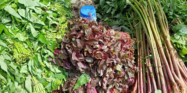 লাল শাক এক আঁটি ৩০ টাকা