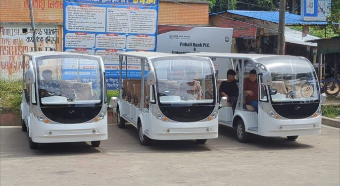 ই-কার সেবা চালু চট্টগ্রাম বিশ্ববিদ্যালয়ে