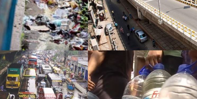 চট্টগ্রামে নানা কারণে বিপর্যস্ত জনজীবন, বাড়ছে জনদূর্ভোগ