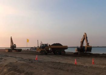 মাতারবাড়ী গভীর সমুদ্রবন্দরের টার্মিনাল নির্মাণে প্রাকপ্রস্তুতির কাজ শুরু