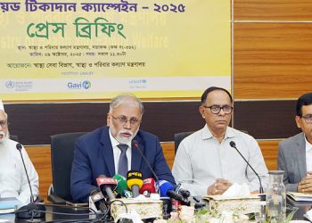 ১২ অক্টোবর থেকে শুরু হতে যাচ্ছে টাইফয়েড টিকাদান ক্যাম্পেইন