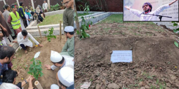 চিরনিদ্রায় শায়িত ওসমান হাদি বিদ্রোহী নজরুলের পাশে