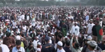 জানাজা সম্পন্ন ওসমান হাদির লাখো মানুষের অংশগ্রহনে