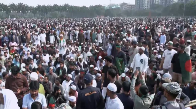 জানাজা সম্পন্ন ওসমান হাদির লাখো মানুষের অংশগ্রহনে