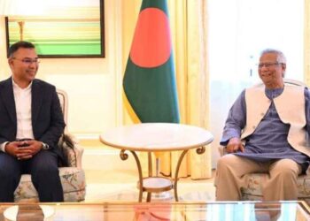 প্রধান উপদেষ্টার সঙ্গে বৈঠকে তারেক রহমান