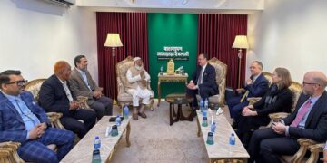 যুক্তরাষ্ট্রের রাষ্ট্রদূতের সঙ্গে জামায়াত আমিরের সাক্ষাৎ