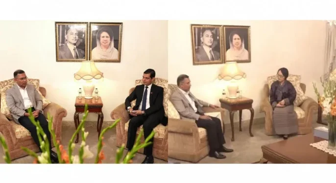 তারেক রহমানের সঙ্গে ভুটান ও নেপালের রাষ্ট্রদূতের সৌজন্য সাক্ষাৎ