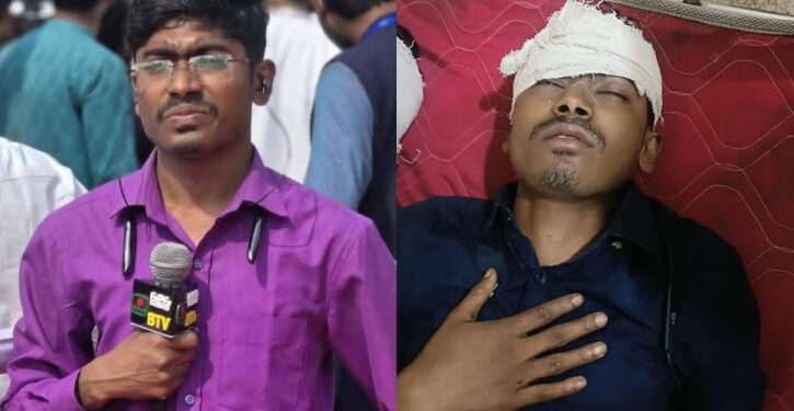 নোয়াখালীর হাতিয়ায় বিটিভির সাংবাদিককে কুপিয়ে জখম