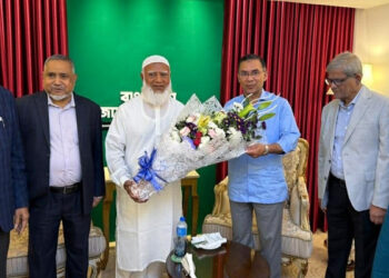 জামায়াত আমিরের বাসায় তারেক রহমান