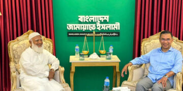 ‘ভবিষ্যৎ প্রধানমন্ত্রী’ হিসেবে জামায়াত আমিরের অগ্রিম অভিনন্দন তারেক রহমানকে