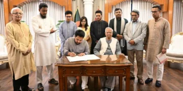 জুলাই সনদে স্বাক্ষর করল এনসিপি