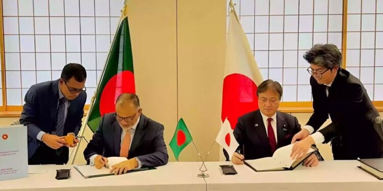 জাপান-বাংলাদেশ ঐতিহাসিক চুক্তি স্বাক্ষর