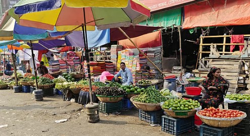 বাজারে কম ক্রেতা–বিক্রেতা, চড়া মুরগির দাম