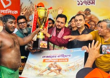 টানা তিনবার জব্বারের বলীখেলায় চ্যাম্পিয়ন কুমিল্লার বাঘা শরীফ
