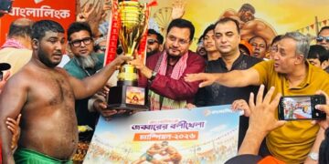 টানা তিনবার জব্বারের বলীখেলায় চ্যাম্পিয়ন কুমিল্লার বাঘা শরীফ