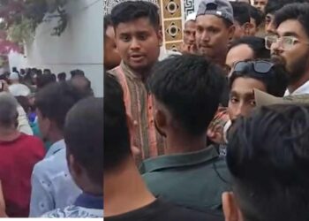 সাবেক চসিক মেয়র মনজুর আলমের বাসায় গিয়ে তোপের শিকার হলেন হাসনাত