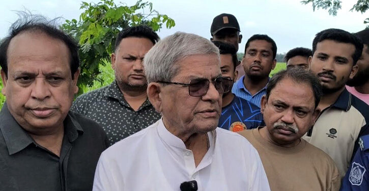 দেশে কৃষি জমি কমে আসছে: মির্জা ফখরুল