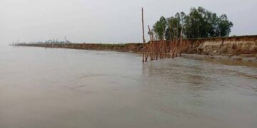উজানের ঢল ও বৃষ্টিতে কুড়িগ্রামের নিম্নাঞ্চলে বন্যা শঙ্কা