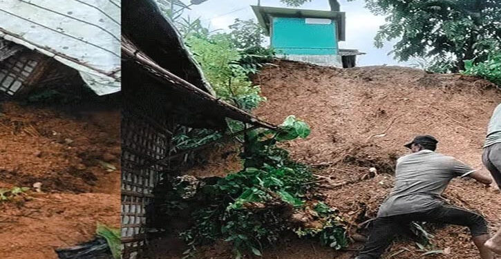 উখিয়ার রোহিঙ্গা ক্যাম্পে পাহাড়ধস, নারী-শিশুসহ নিহত ৮