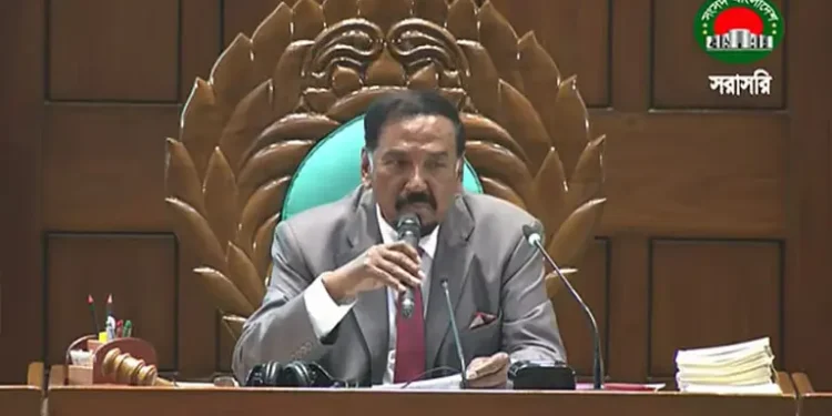 রাষ্ট্রপতির পদত্যাগের পর রাষ্ট্রপতির দায়িত্ব গ্রহণ করলেন হাফিজ উদ্দিন