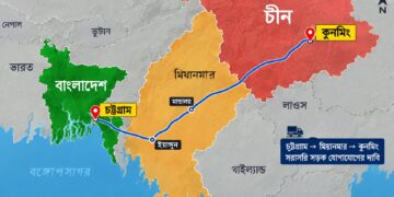 যে কারণে চট্টগ্রাম-মিয়ানমার হয়ে চীনের কুনমিং পর্যন্ত সড়ক যোগাযোগ সরাসরি চায় বাংলাদেশ
