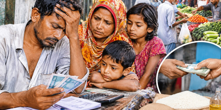 শ্রমজীবী ও নিম্ন মধ্যবিত্ত আয়ের সাথে ব্যয় মেটাতে ধার-দেনায় চলছে পরিবার